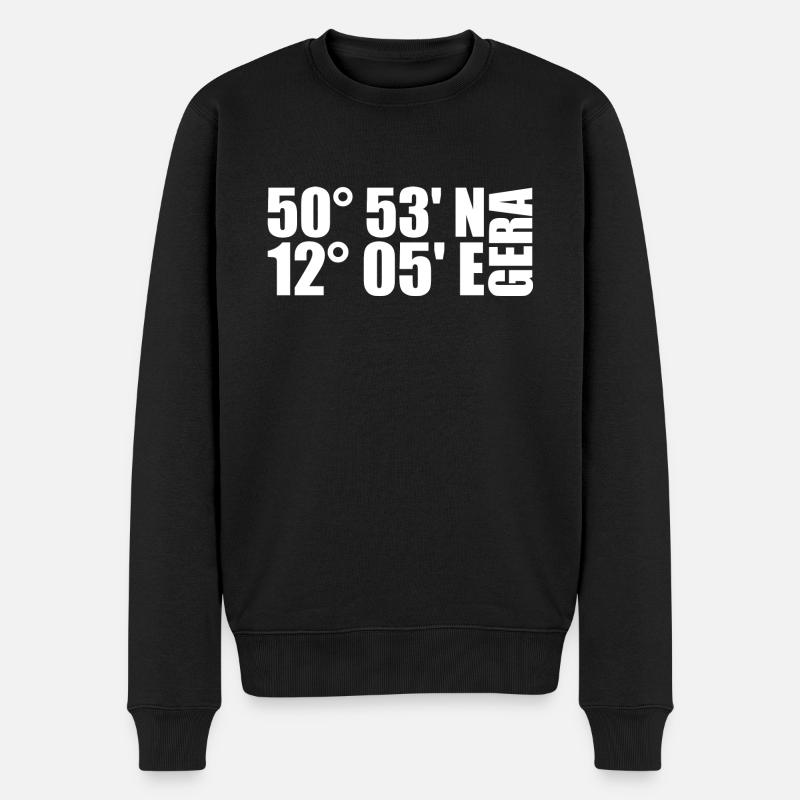 Gera coordinates - Men's Premium Organic Jumper - black