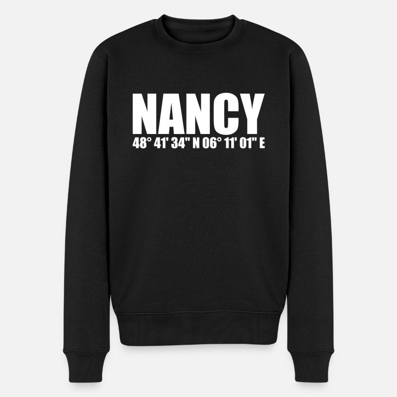 Coordonnées Nancy - Pull Premium bio Homme - noir