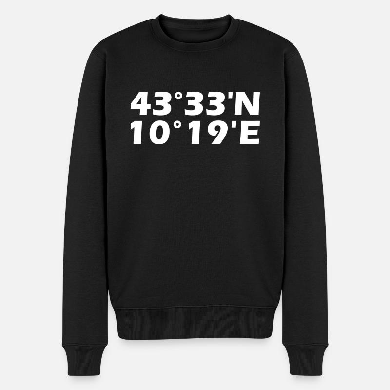 Coordonnées de Livourne - Pull Premium bio Homme - noir