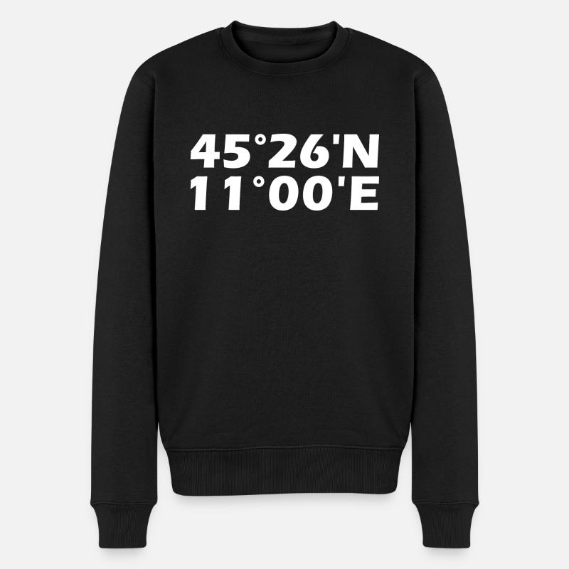 Coordonnées de Vérone - Pull Premium bio Homme - noir