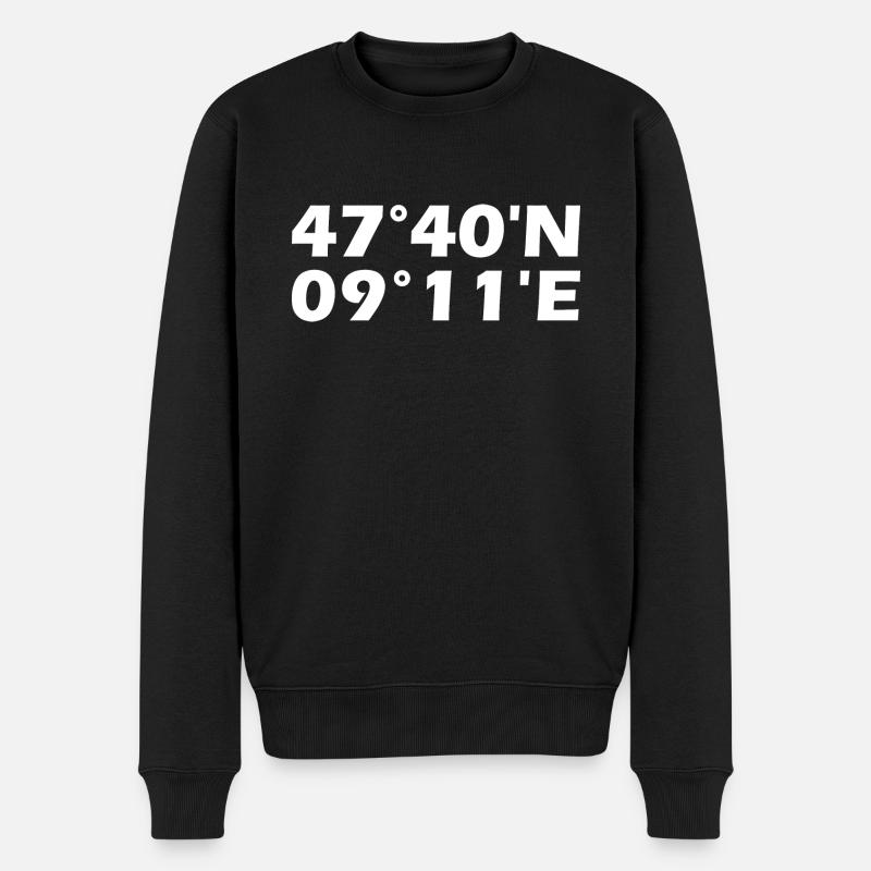 Constancy Coordinates - Men's Premium Organic Jumper - black