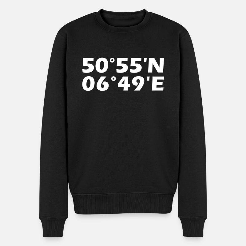 Coordonnées effrontées - Pull Premium bio Homme - noir