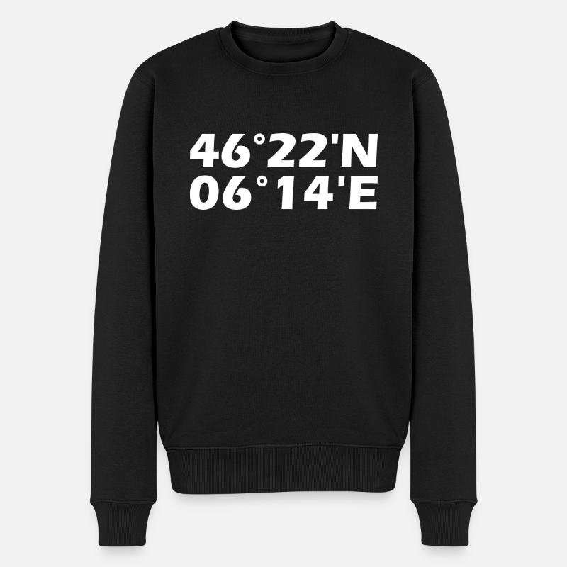Coordonnées Nyon - Pull Premium bio Homme - noir