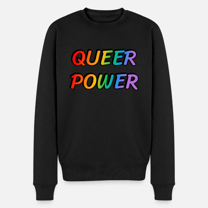 Pouvoir queer - Pull Premium bio Homme - noir