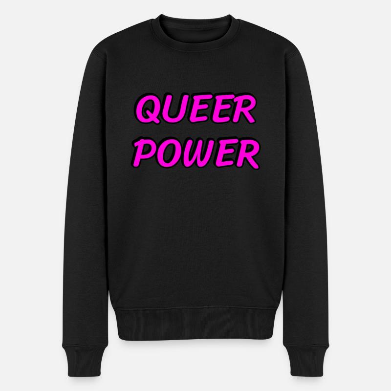 Pouvoir queer - Pull Premium bio Homme - noir