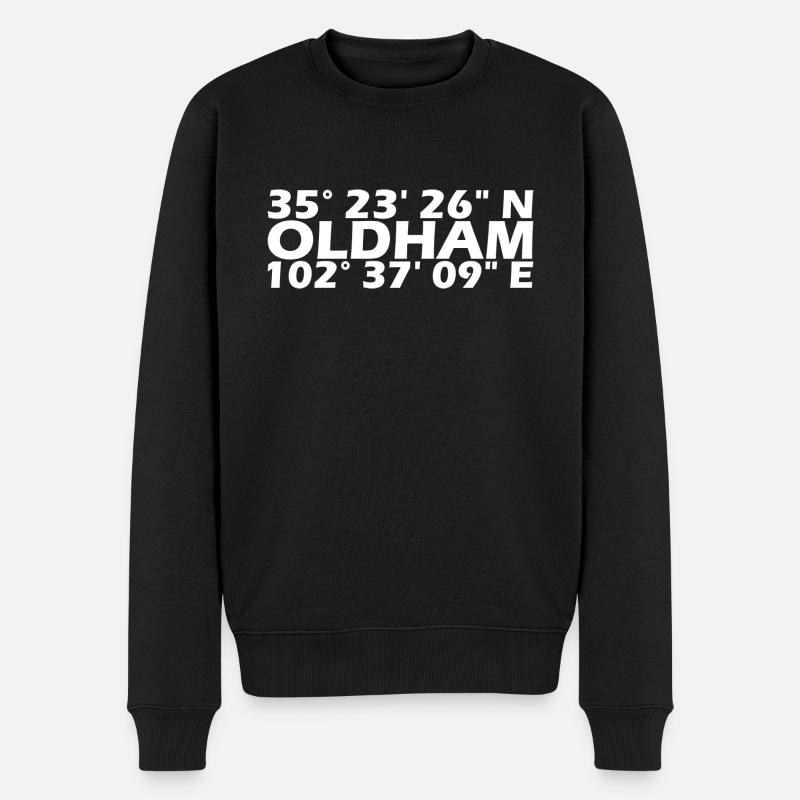 Coordonnées d’Oldham - Pull Premium bio Homme - noir