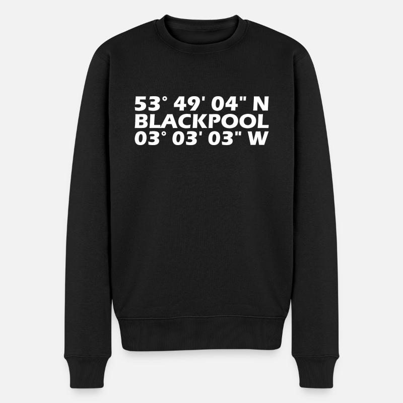 Coordonnées de Blackpool - Pull Premium bio Homme - noir