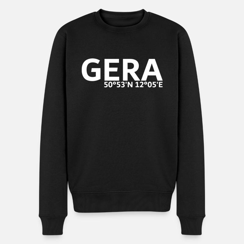 Gera coordinates - Men's Premium Organic Jumper - black