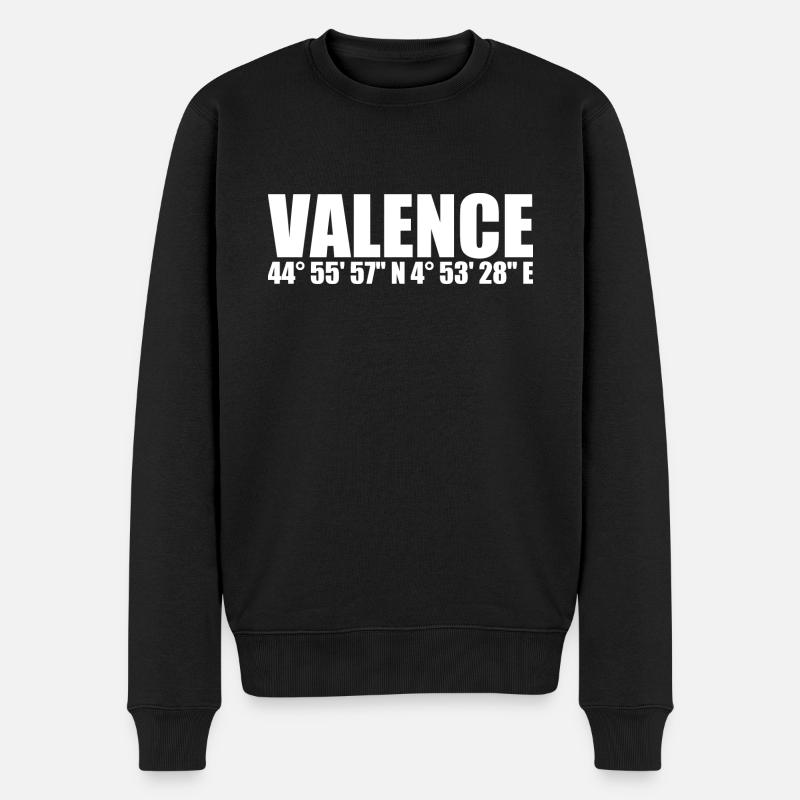 Coordonnées de valence - Pull Premium bio Homme - noir