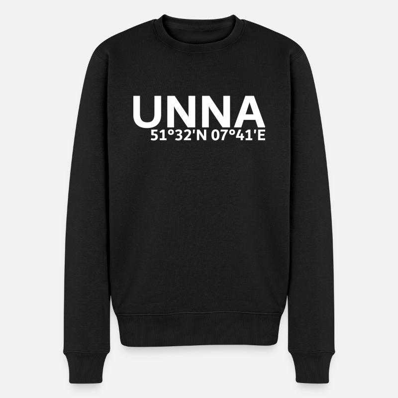 Coordonnées Unna - Pull Premium bio Homme - noir