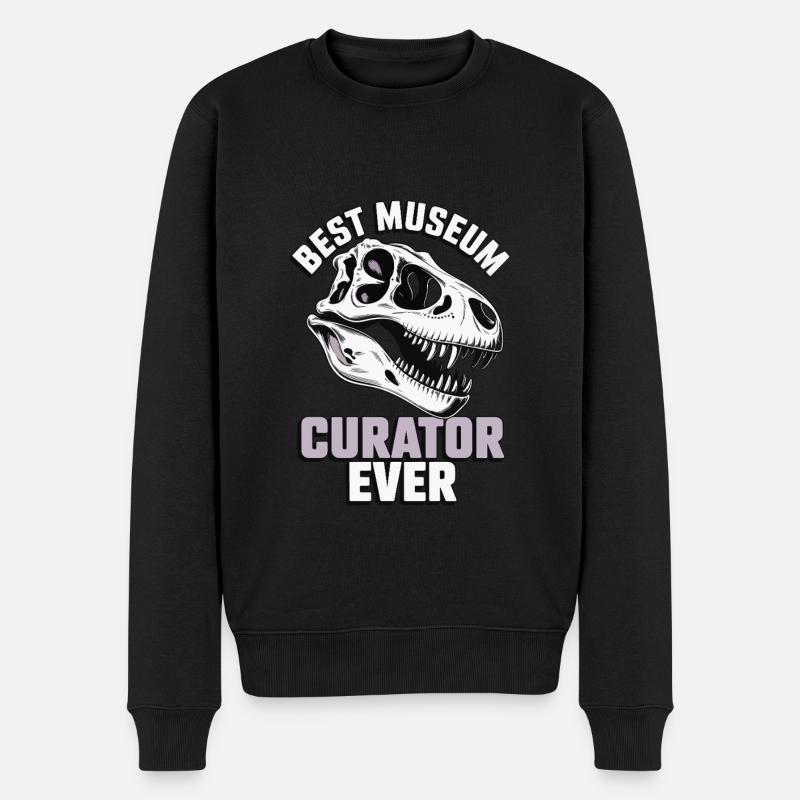 Museum - Männer Premium Bio Pullover - Schwarz