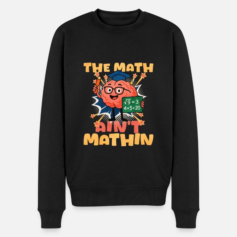 Mathématiques - Pull Premium bio Homme - noir