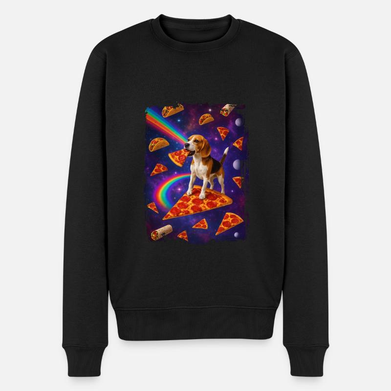 Beagle - Pull Premium bio Homme - noir