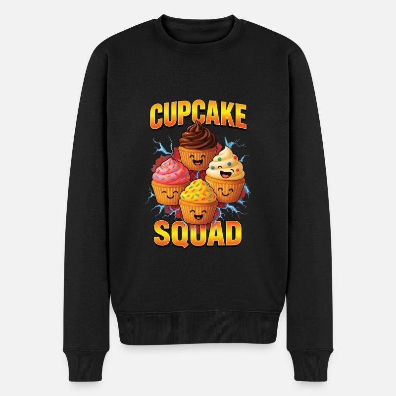 Cupcake - Pull Premium bio Homme - noir