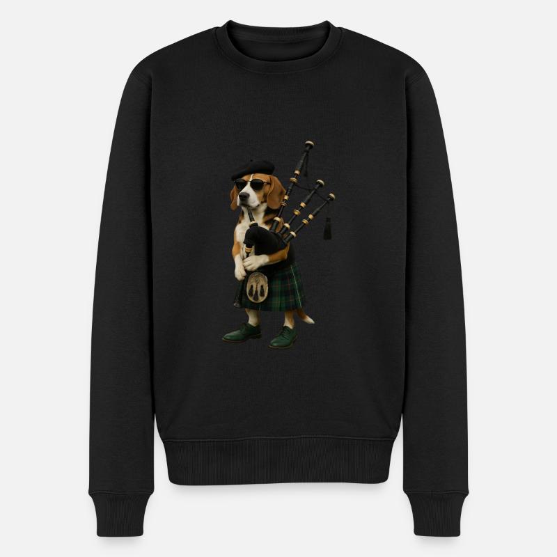 Cornemuse Beagle - Pull Premium bio Homme - noir