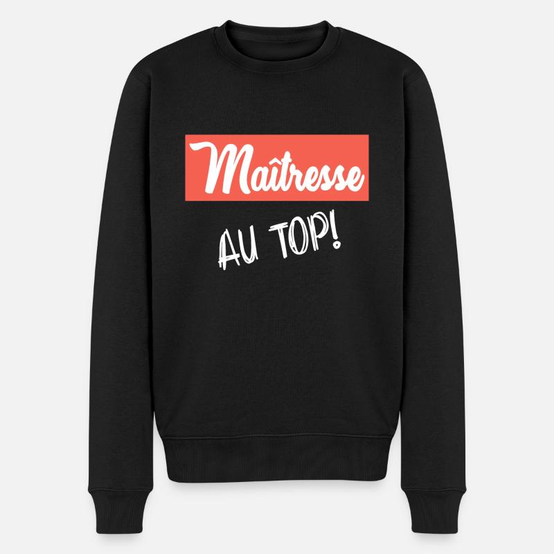 GELIEBTE - Männer Premium Bio Pullover - Schwarz