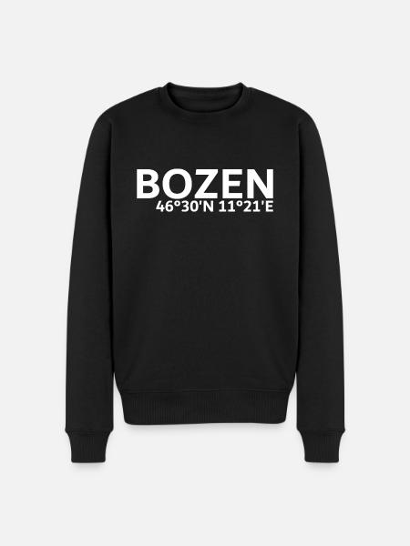 Bolzano coordinates - Men's Premium Organic Jumper - black