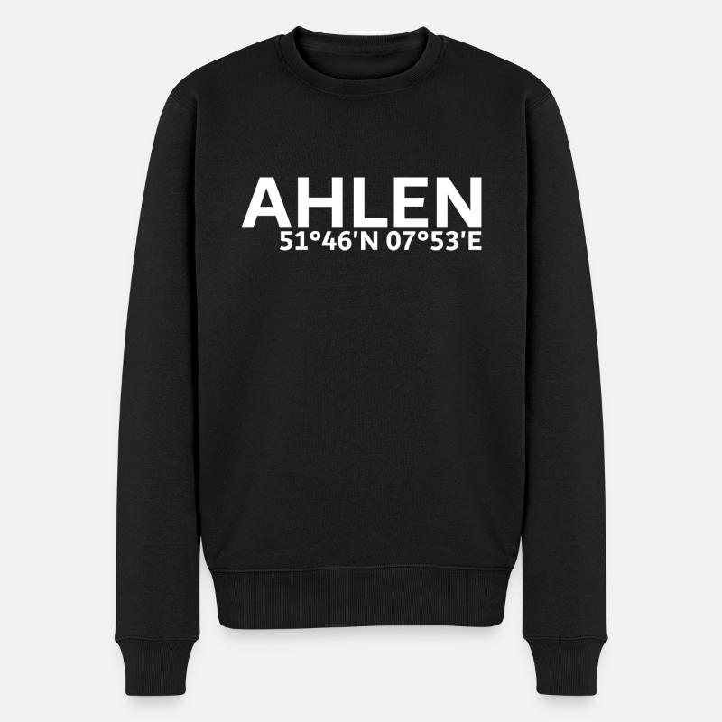 Coordonnées Ahlen - Pull Premium bio Homme - noir
