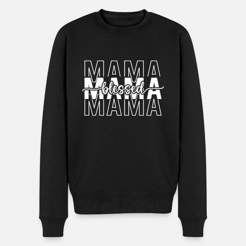 Maman - Pull Premium bio Homme - noir