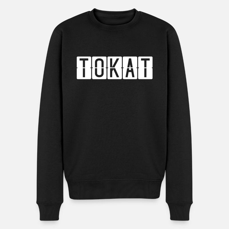 Tokat Flughafentafel - Männer Premium Bio Pullover - Schwarz