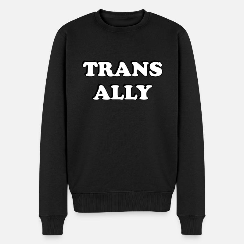 Allié trans - Pull Premium bio Homme - noir