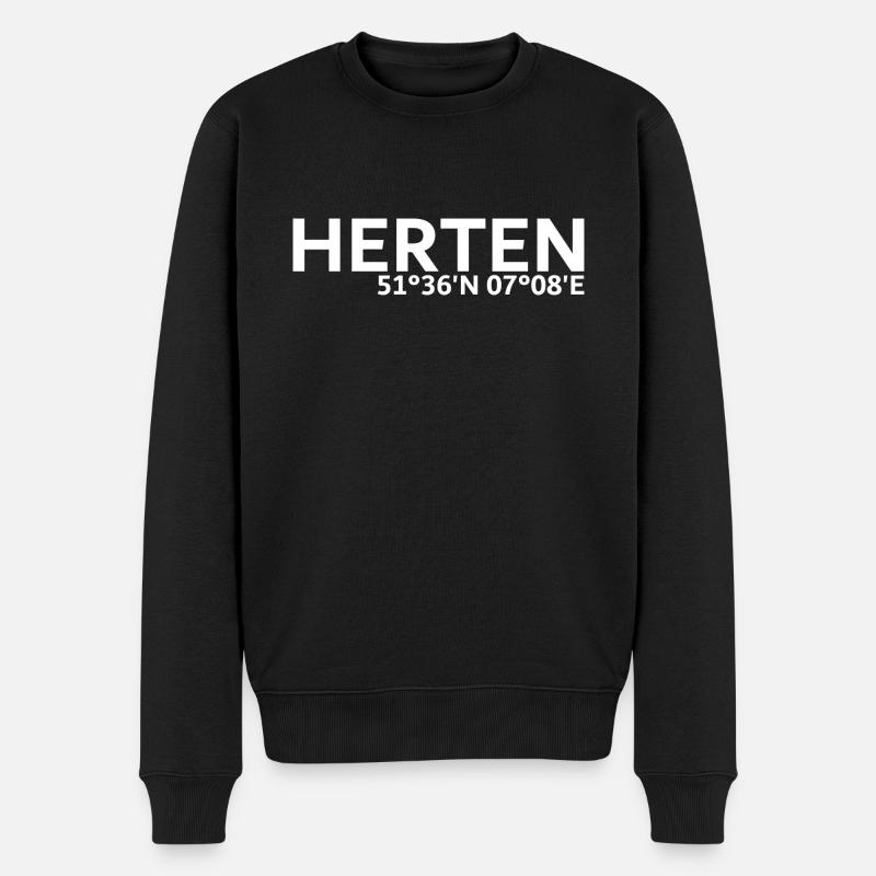Coordonnées Herten - Pull Premium bio Homme - noir