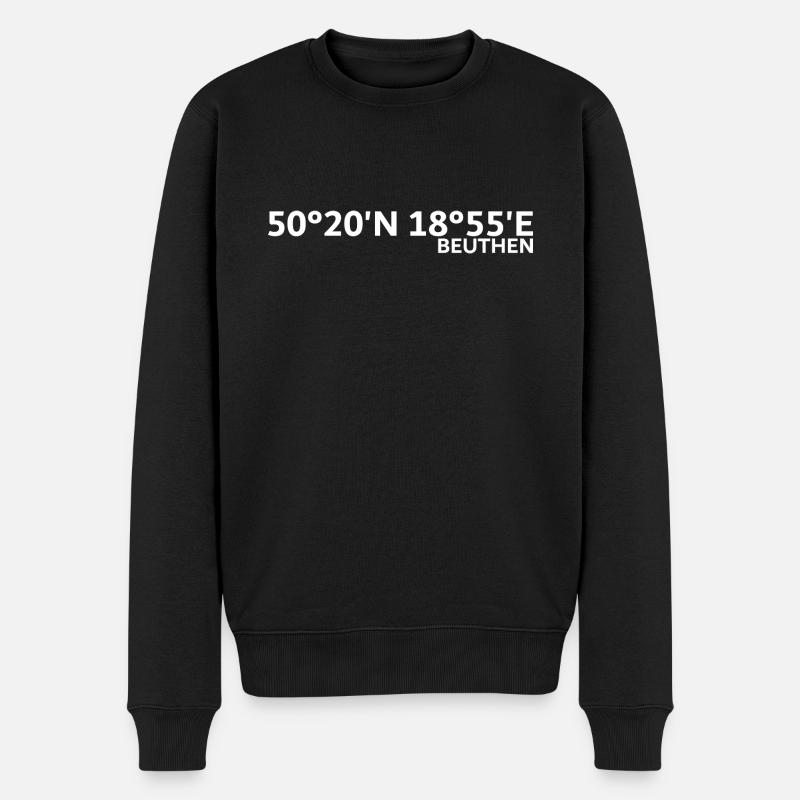 Coordonnées de Beuthen - Pull Premium bio Homme - noir