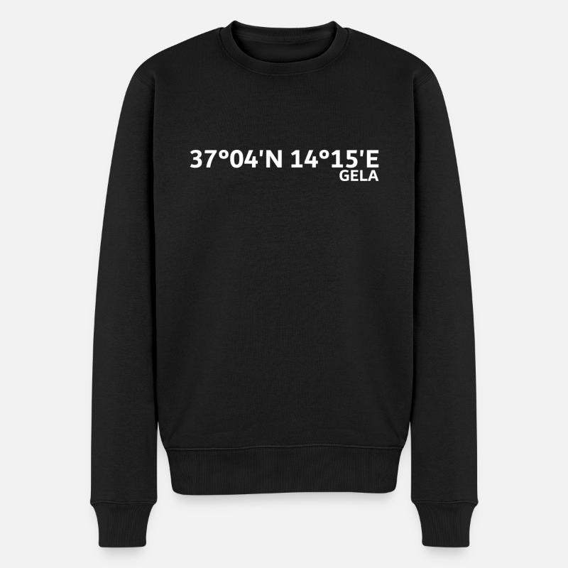 Coordonnées Gela - Pull Premium bio Homme - noir