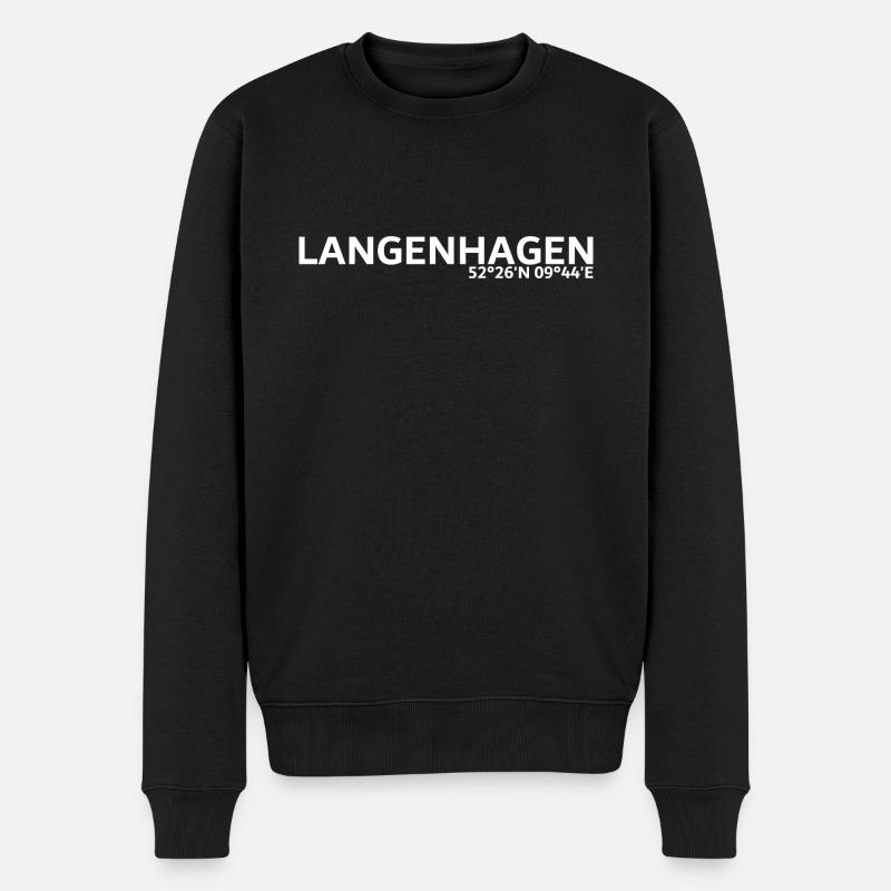 Coordonnées de Langenhagen - Pull Premium bio Homme - noir