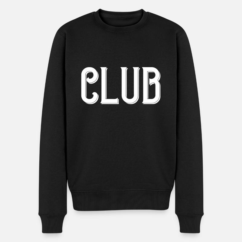 Club - Männer Premium Bio Pullover - Schwarz