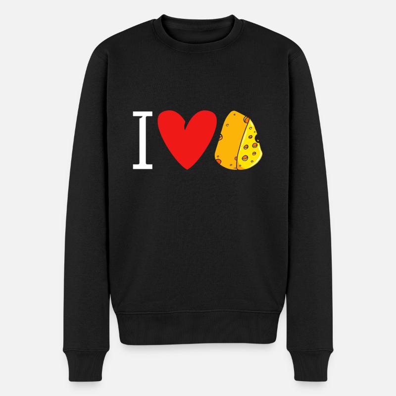 Fromage J’aime le fromage - Pull Premium bio Homme - noir