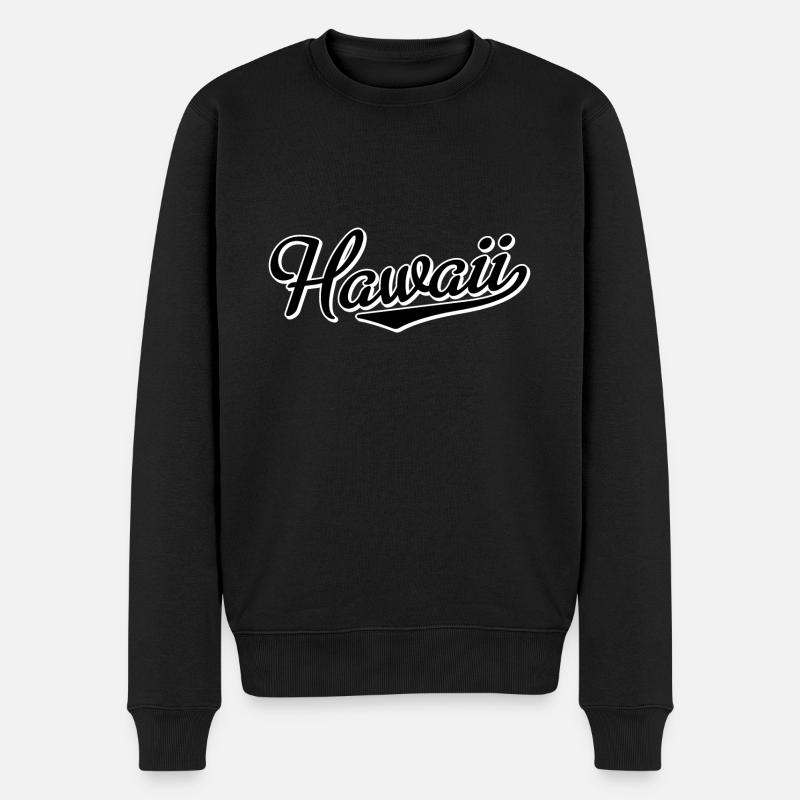 Hawaï - Pull Premium bio Homme - noir