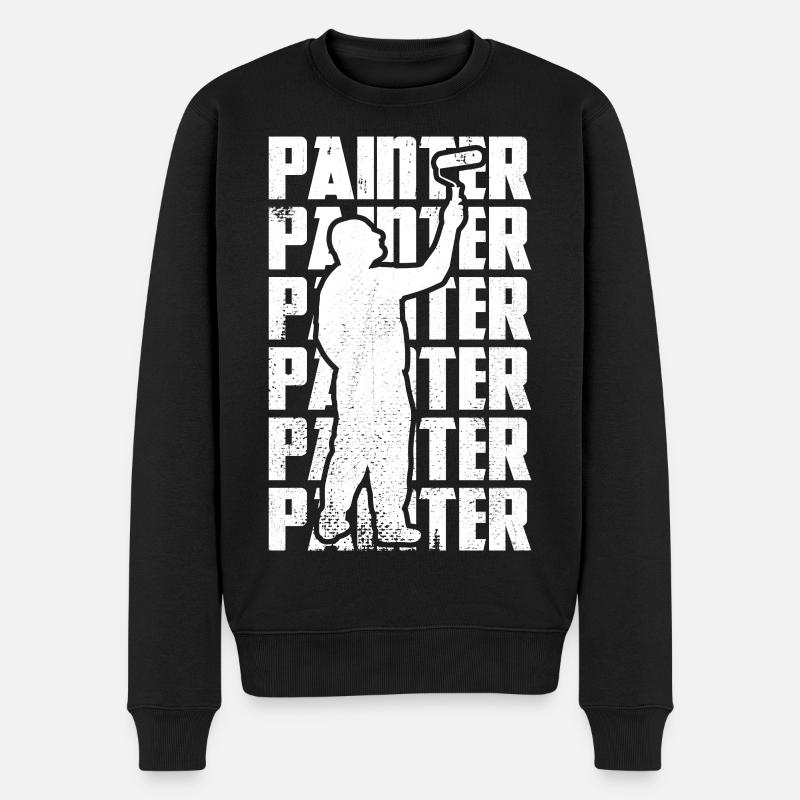 Malermeister - Männer Premium Bio Pullover - Schwarz