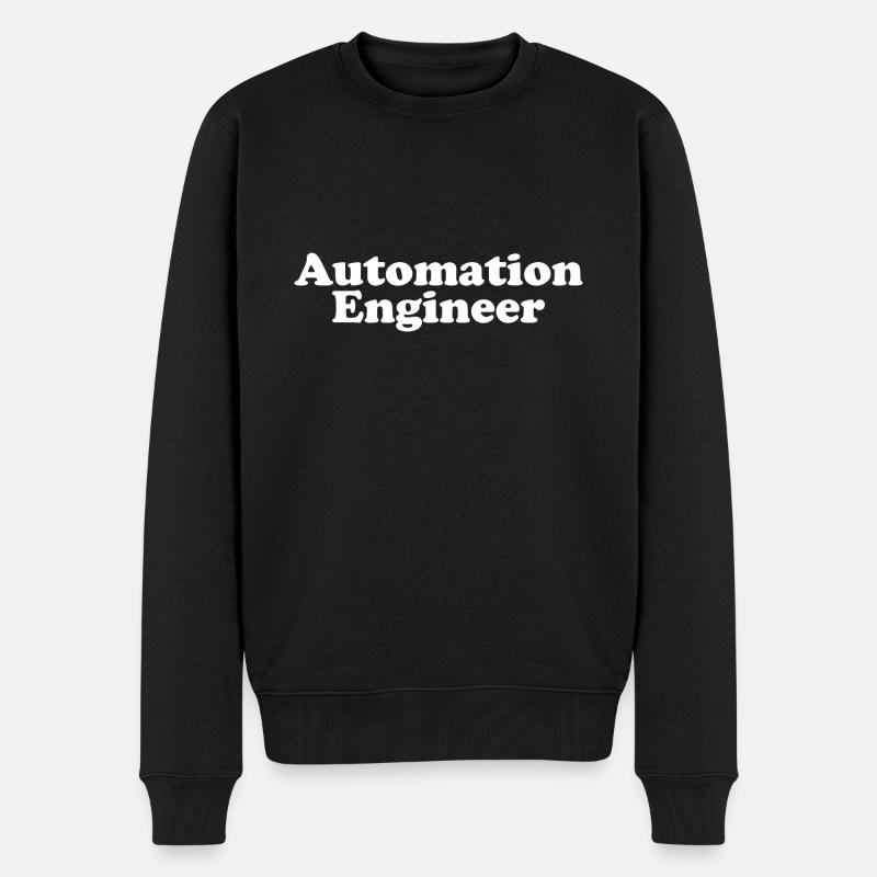 Automatisierungstechniker SPS Programmierer - Männer Premium Bio Pullover - Schwarz