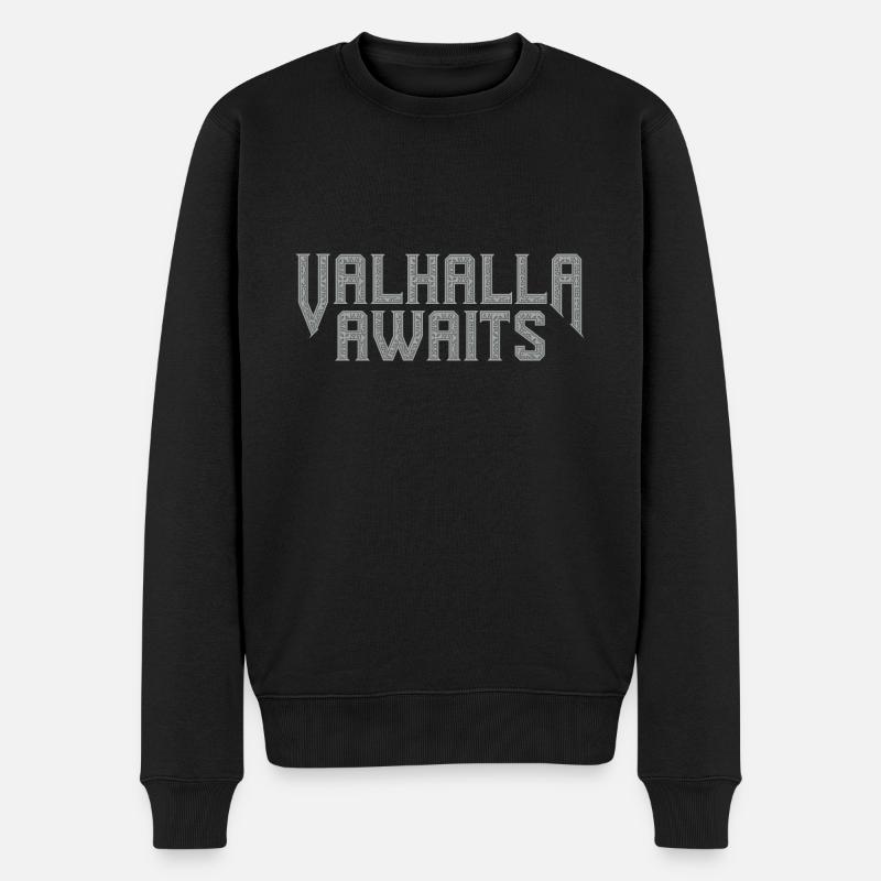 Valhalla vous attend - Pull Premium bio Homme - noir