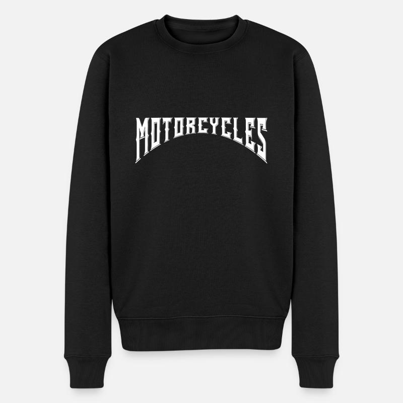 Motorcycles - Männer Premium Bio Pullover - Schwarz