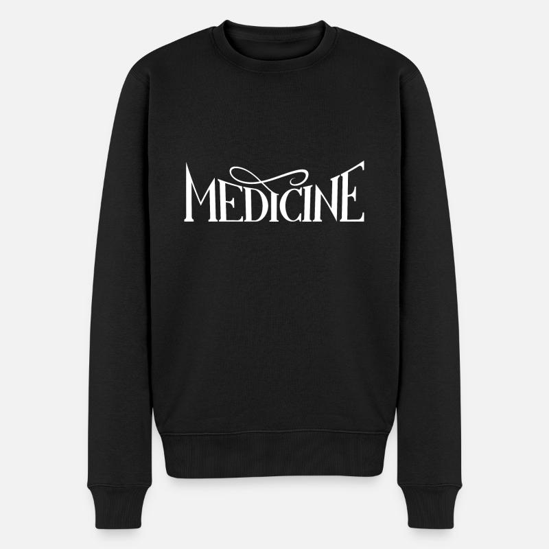 Médicaments - Pull Premium bio Homme - noir