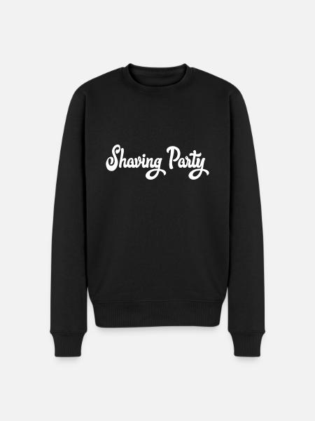 Shaving Party - Men's Premium Organic Jumper - black