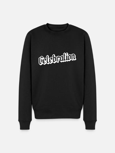 Celebration - Men's Premium Organic Jumper - black