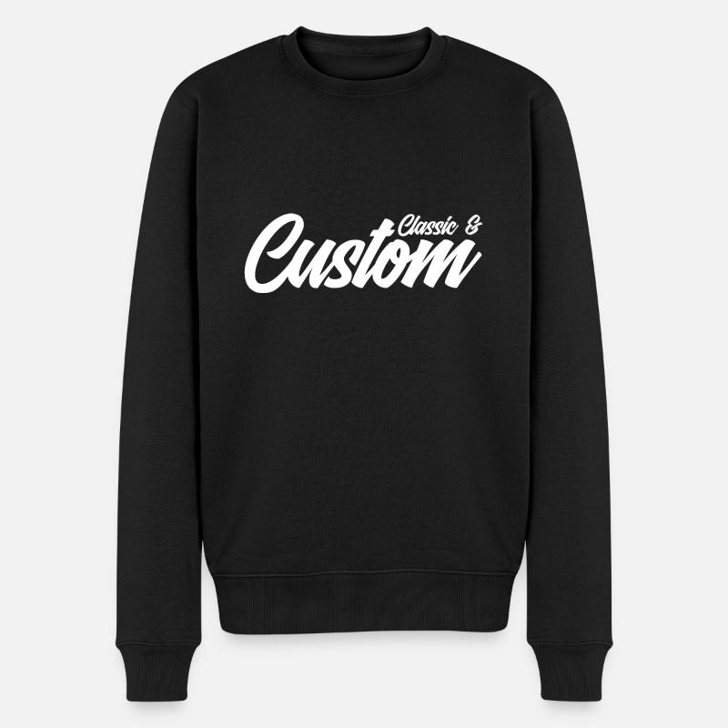 Classique et personnalisé - Pull Premium bio Homme - noir