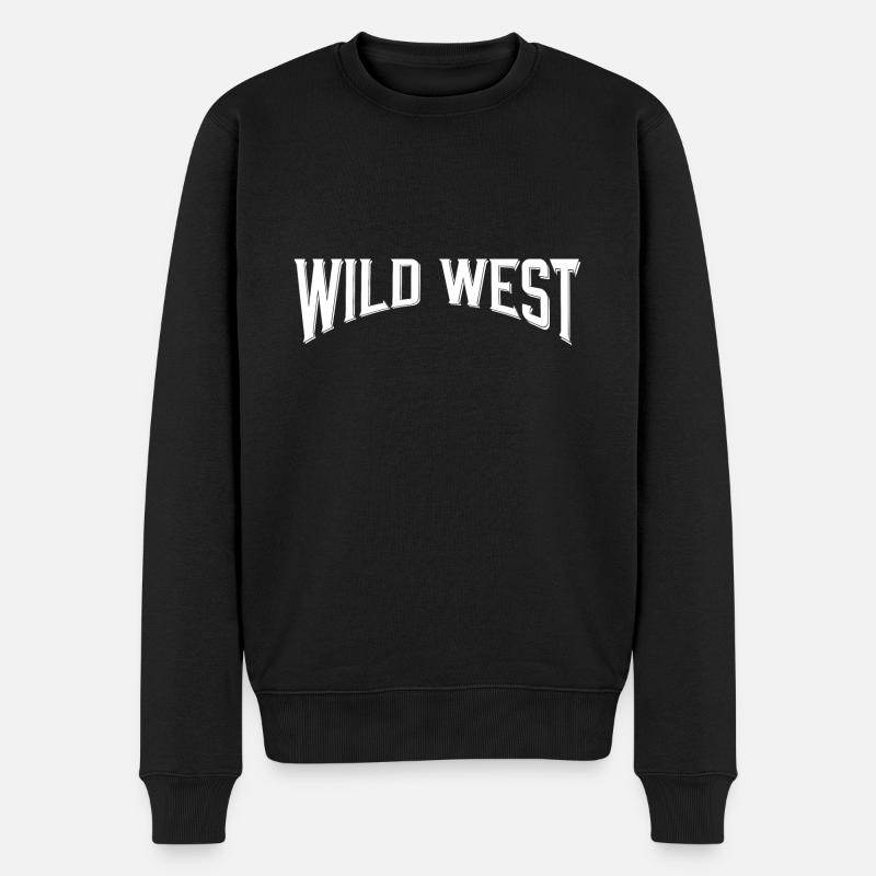 Far West - Pull Premium bio Homme - noir