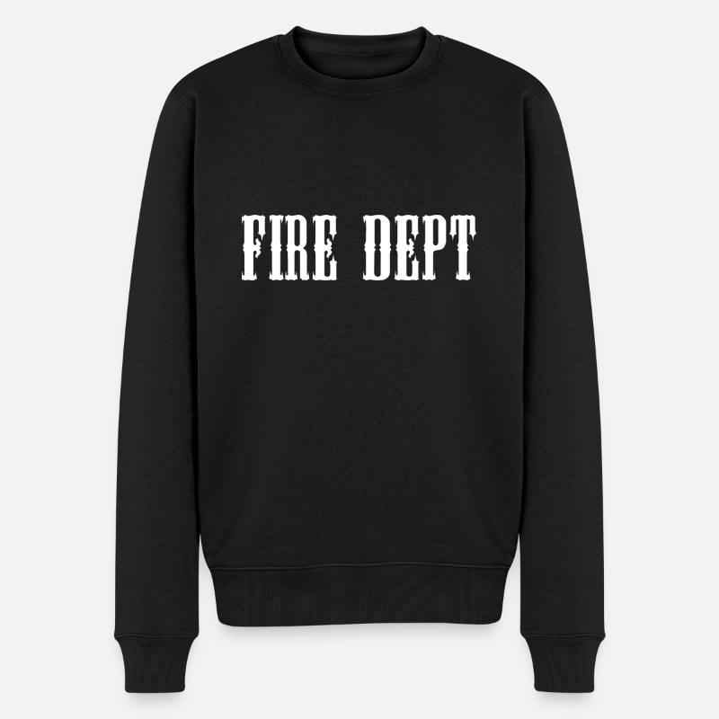 Service des incendies - Pull Premium bio Homme - noir