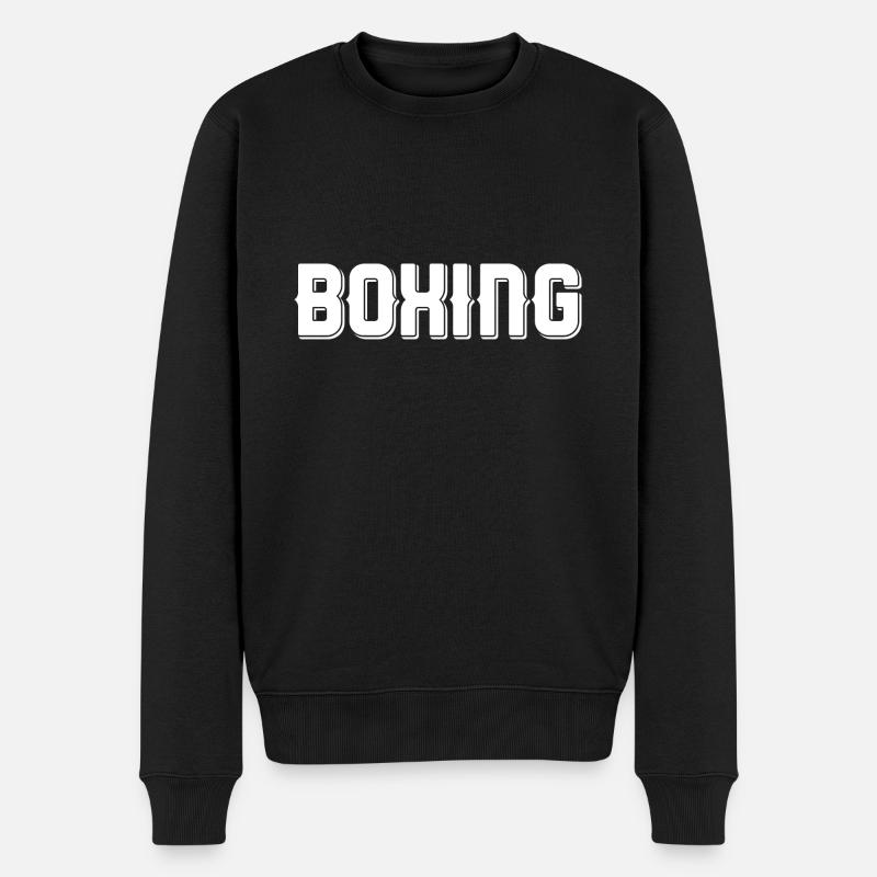 Boxing - Männer Premium Bio Pullover - Schwarz