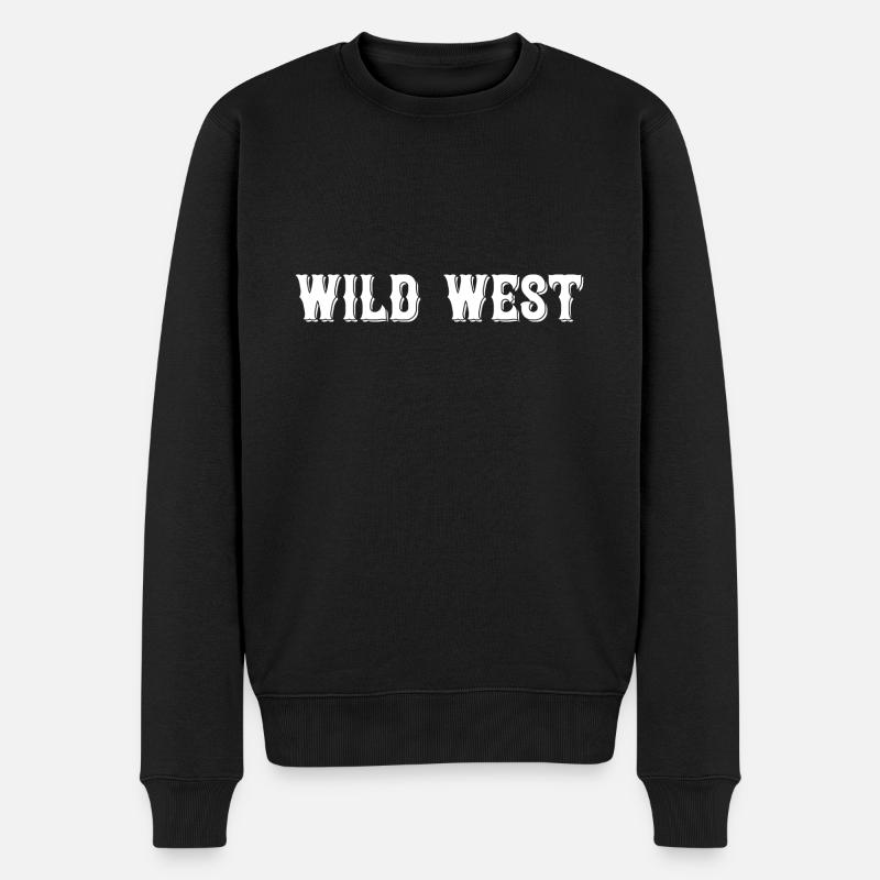 Far West - Pull Premium bio Homme - noir