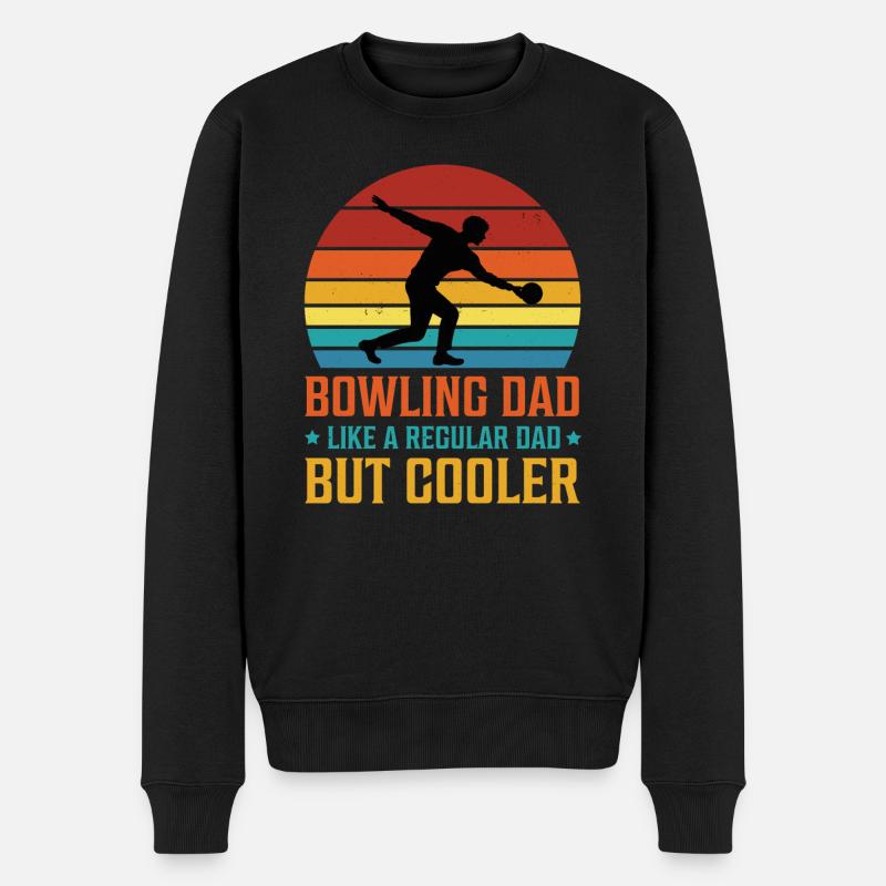 Bowling Père Papa Cooler - Pull Premium bio Homme - noir