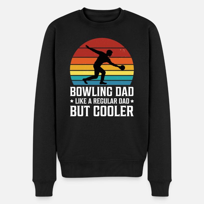 Bowling Père Papa Cooler - Pull Premium bio Homme - noir