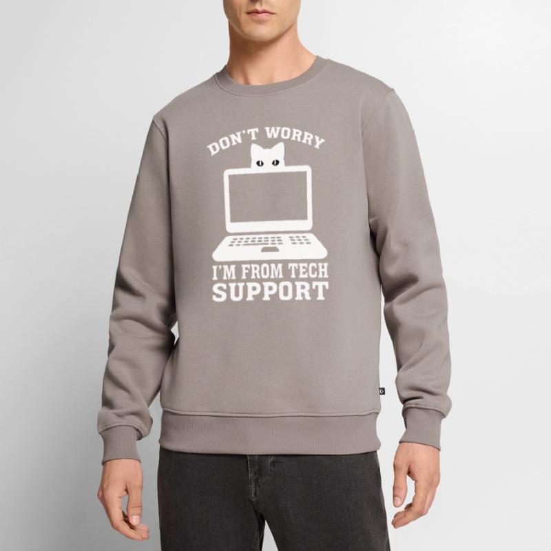 Technical Support Computer Technology IT Software Men's Premium Organic Jumper