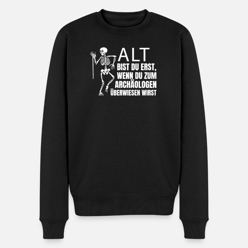 Archäologe Archäologen Archäologie Archäologin - Männer Premium Bio Pullover - Schwarz
