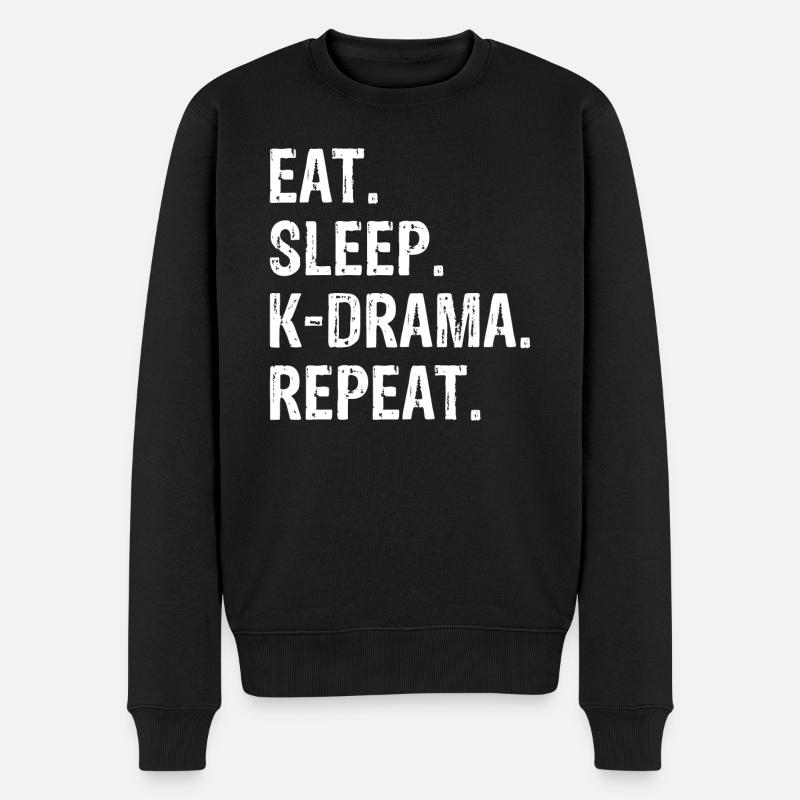K-Drama Kdrama Corée corée du Sud Séoul K-Drama - Pull Premium bio Homme - noir