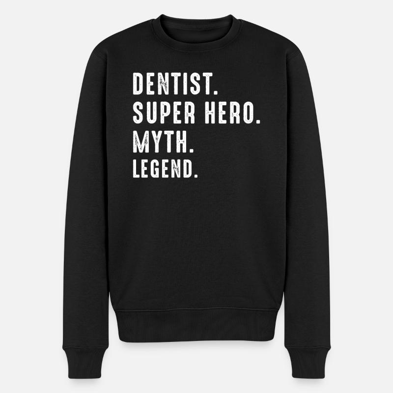 Assistante dentaire Dentiste Dent - Pull Premium bio Homme - noir